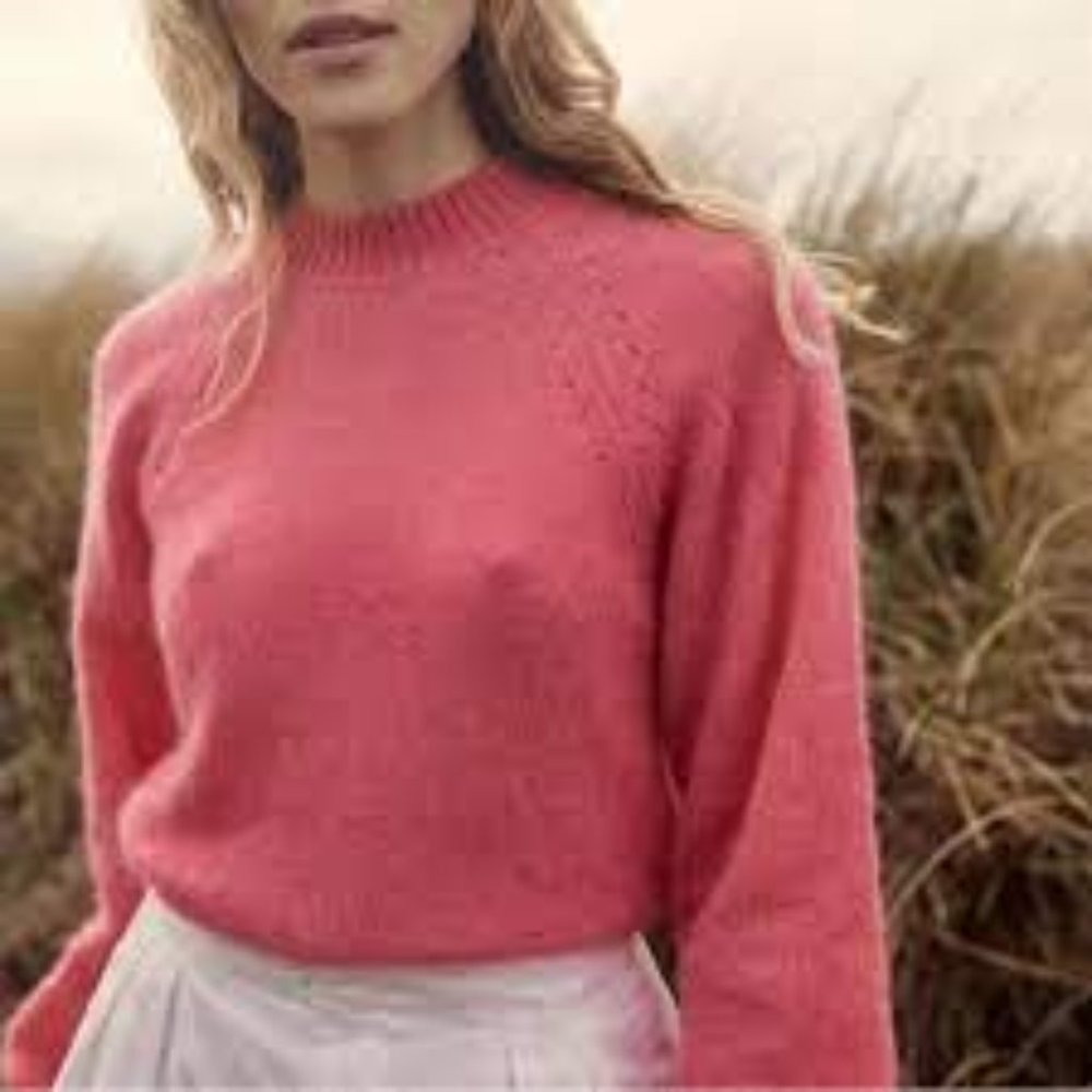 Doen Marsena sweater, small, Juneberry